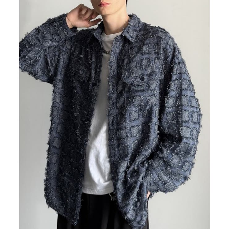 ネイビー | 【Classical Origin】「1歩先の存在感。」フリンジ使いブロックチェ… | Classical Elf Men