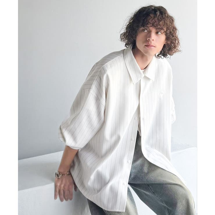 【Classical Origin】「大人のさりげなさ。」刺繍入りストライプ柄オ… | Classical Elf Men | 詳細画像4 