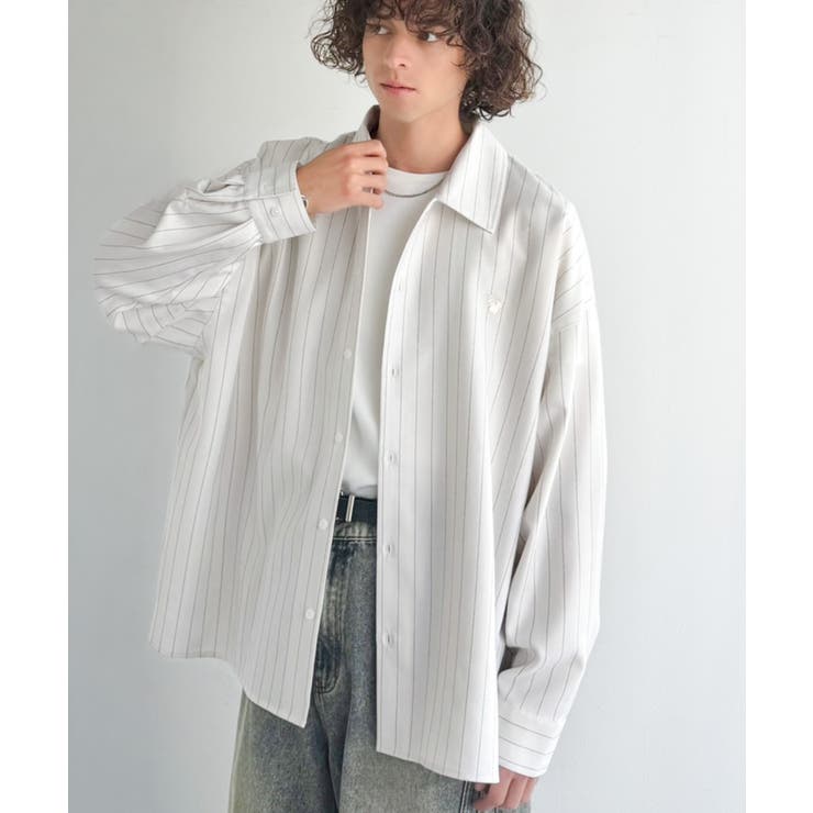 【Classical Origin】「大人のさりげなさ。」刺繍入りストライプ柄オ… | Classical Elf Men | 詳細画像8 