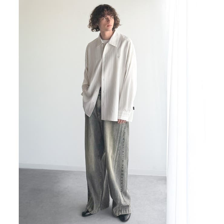 【Classical Origin】「大人のさりげなさ。」刺繍入りストライプ柄オ… | Classical Elf Men | 詳細画像10 