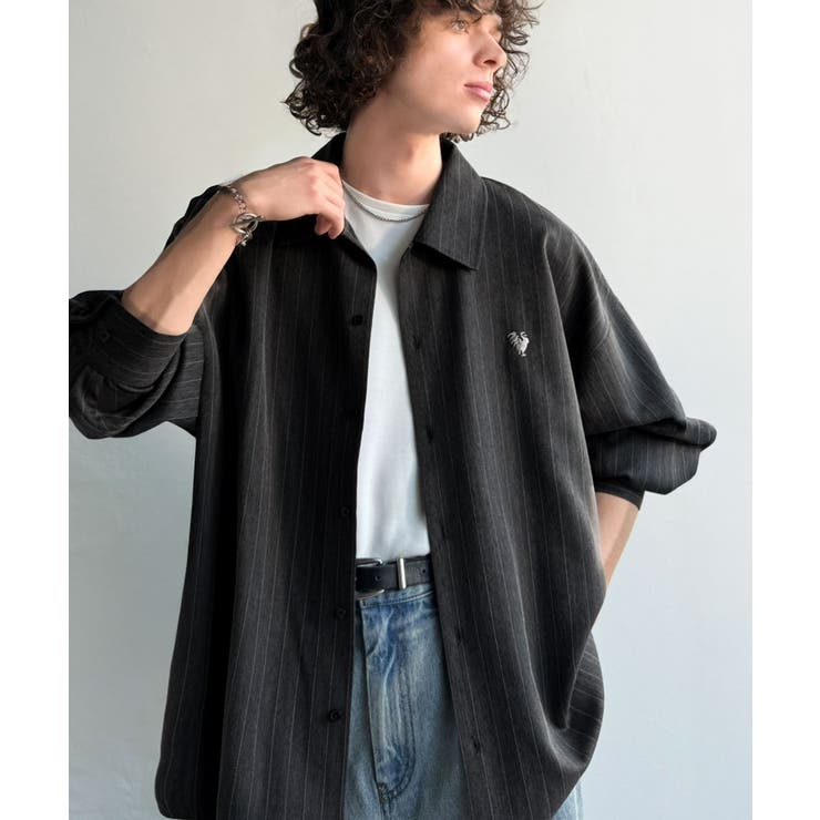 【Classical Origin】「大人のさりげなさ。」刺繍入りストライプ柄オ… | Classical Elf Men | 詳細画像11 