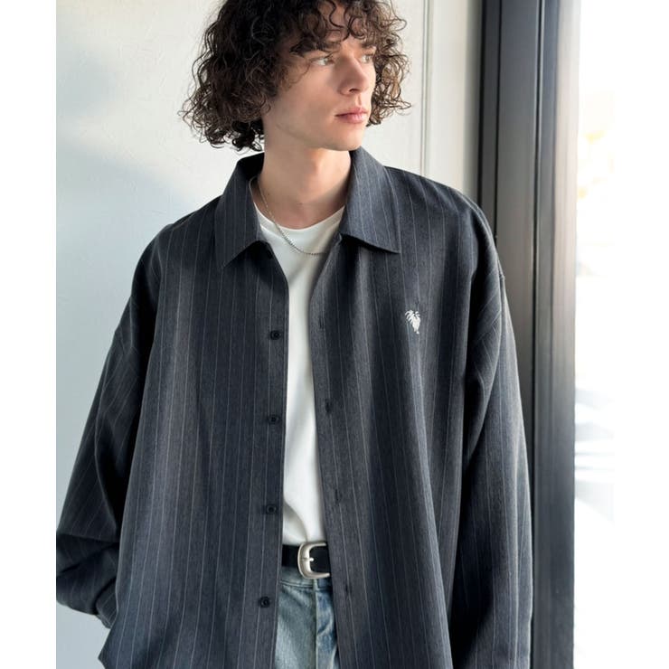 【Classical Origin】「大人のさりげなさ。」刺繍入りストライプ柄オ… | Classical Elf Men | 詳細画像12 