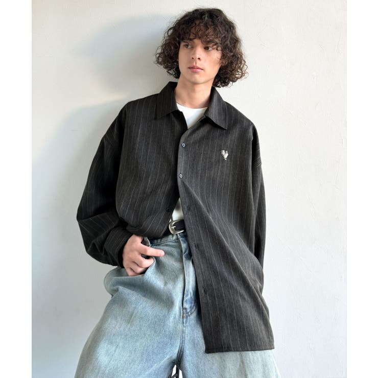 【Classical Origin】「大人のさりげなさ。」刺繍入りストライプ柄オ… | Classical Elf Men | 詳細画像14 