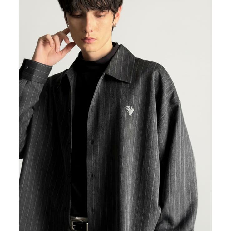 【Classical Origin】「大人のさりげなさ。」刺繍入りストライプ柄オ… | Classical Elf Men | 詳細画像17 