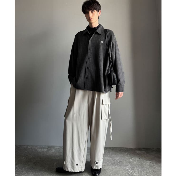 【Classical Origin】「大人のさりげなさ。」刺繍入りストライプ柄オ… | Classical Elf Men | 詳細画像20 