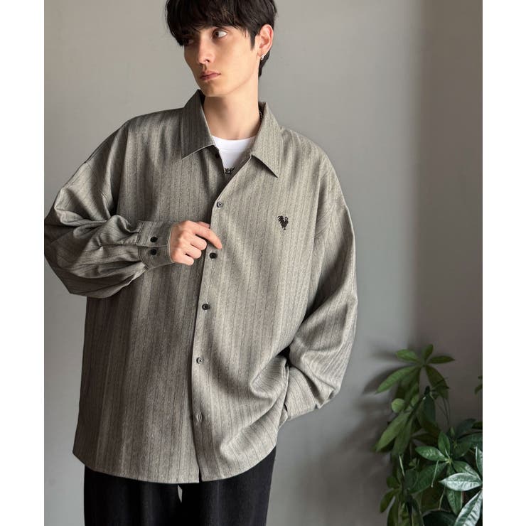 【Classical Origin】「大人のさりげなさ。」刺繍入りストライプ柄オ… | Classical Elf Men | 詳細画像44 