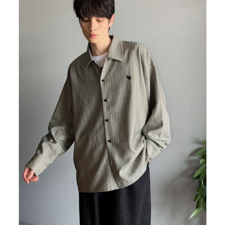 【Classical Origin】「大人のさりげなさ。」刺繍入りストライプ柄オ… | Classical Elf Men | 詳細画像45 