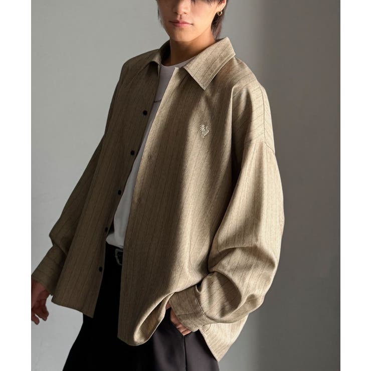 【Classical Origin】「大人のさりげなさ。」刺繍入りストライプ柄オ… | Classical Elf Men | 詳細画像46 