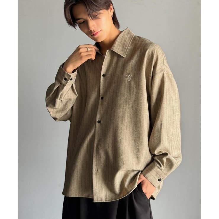 【Classical Origin】「大人のさりげなさ。」刺繍入りストライプ柄オ… | Classical Elf Men | 詳細画像50 