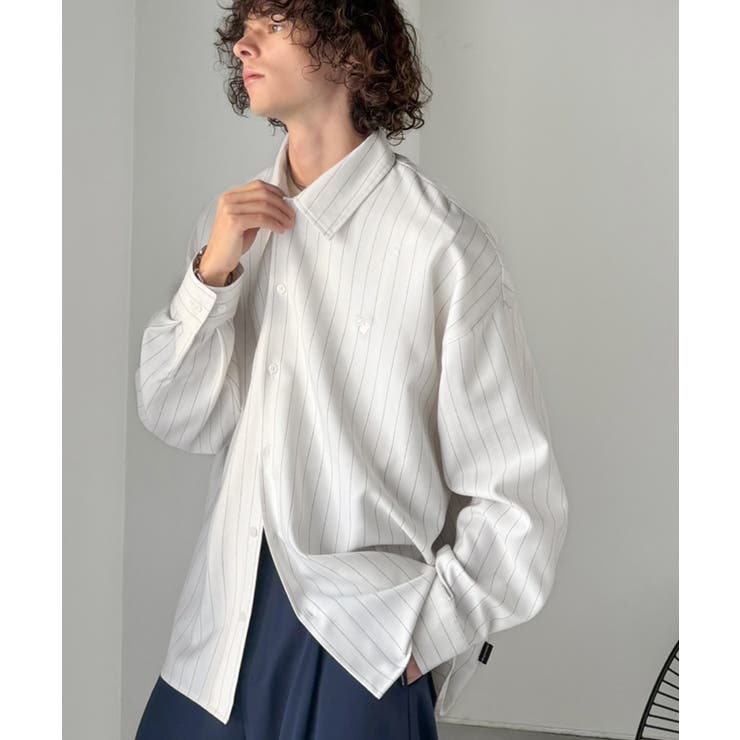 【Classical Origin】「大人のさりげなさ。」刺繍入りストライプ柄オ… | Classical Elf Men | 詳細画像2 