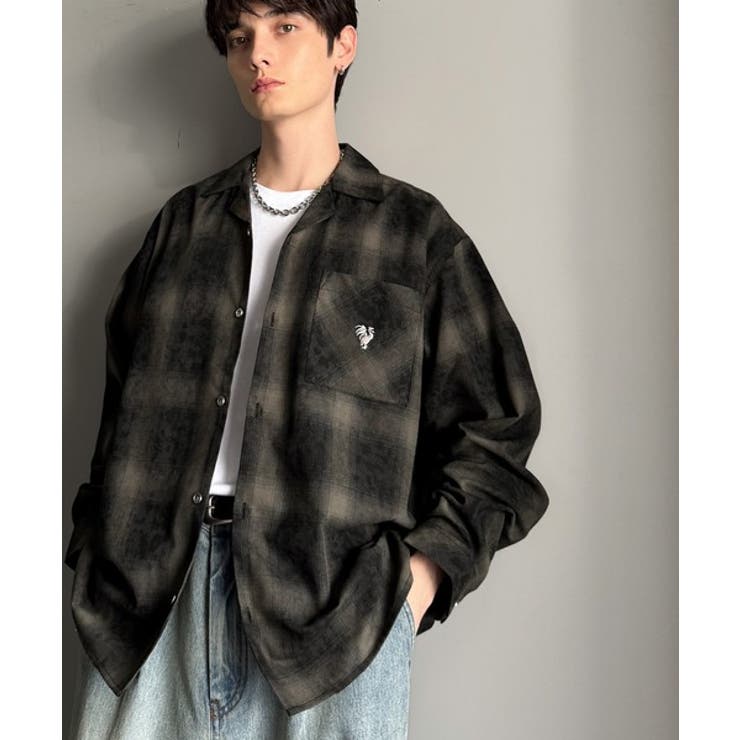 ブラック | 【Classical Origin】自然体のカッコよさ。ヴィンテージ風チェック柄… | Classical Elf Men