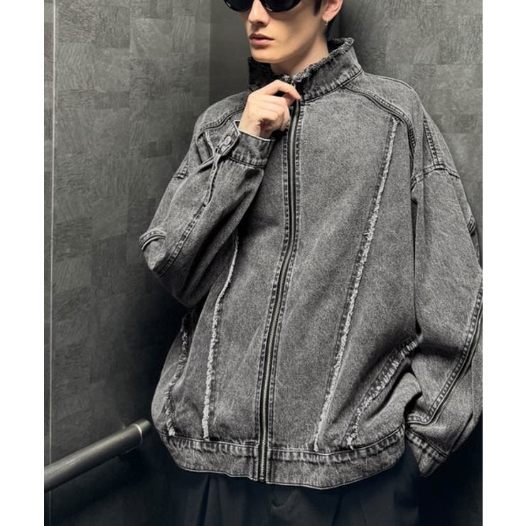 ヴィンテージ加工フリンジデニムジャケット | Classical Elf Men | 詳細画像9 