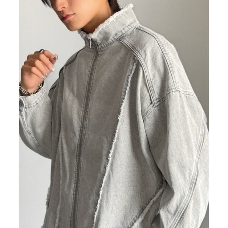 ヴィンテージ加工フリンジデニムジャケット | Classical Elf Men | 詳細画像10 