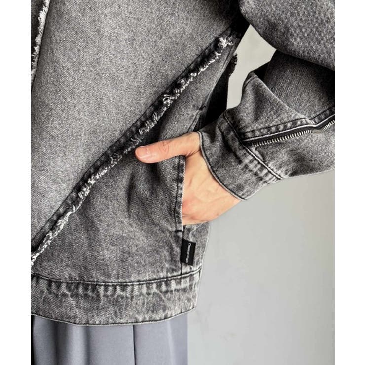 ヴィンテージ加工フリンジデニムジャケット | Classical Elf Men | 詳細画像17 