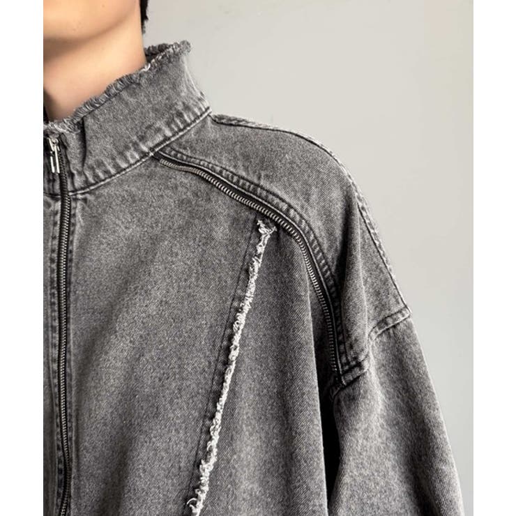 ヴィンテージ加工フリンジデニムジャケット | Classical Elf Men | 詳細画像18 