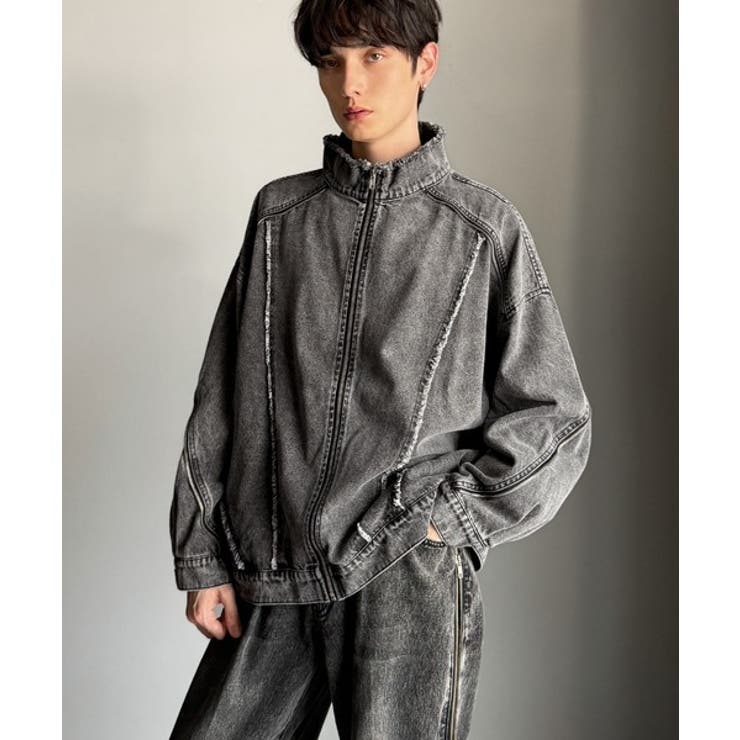 ヴィンテージ加工フリンジデニムジャケット | Classical Elf Men | 詳細画像2 
