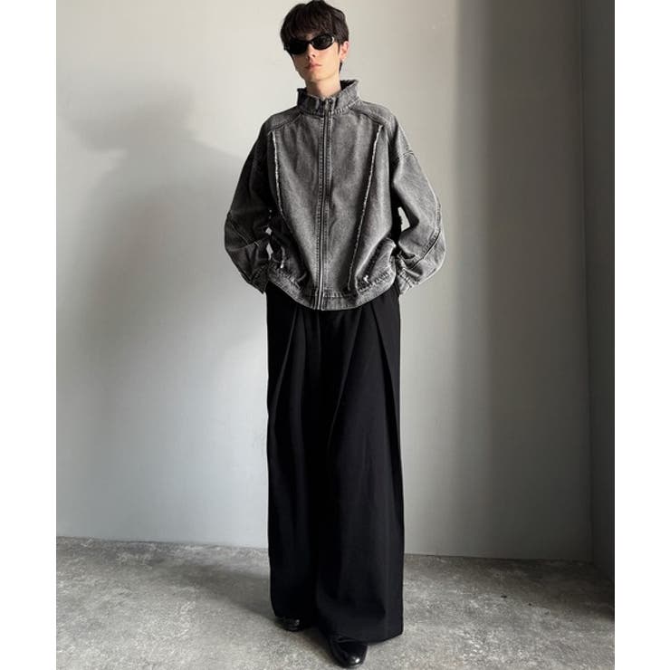 ヴィンテージ加工フリンジデニムジャケット | Classical Elf Men | 詳細画像7 