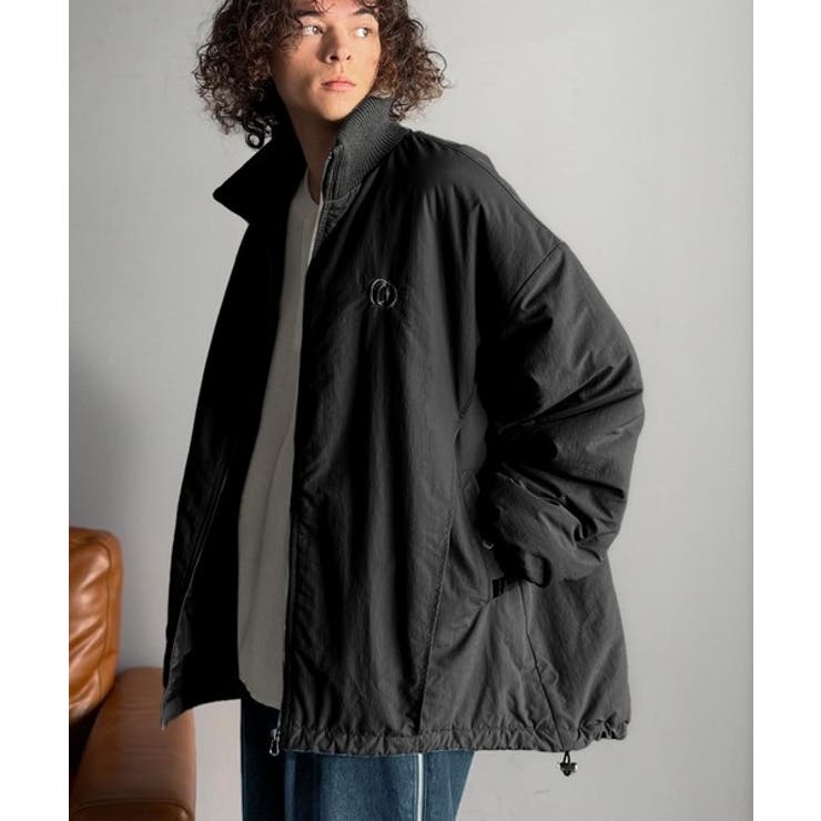 「防寒高機能。」リブハイネック中綿入りモンスターオーバージャケット Ribbed | Classical Elf Men | 詳細画像1 