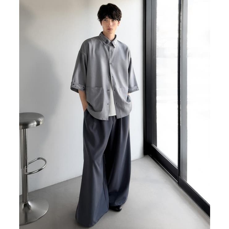「日常に溶け込む、魅せる服。」刺繍使いシャツジャケット Embroidery D… | Classical Elf Men | 詳細画像18 