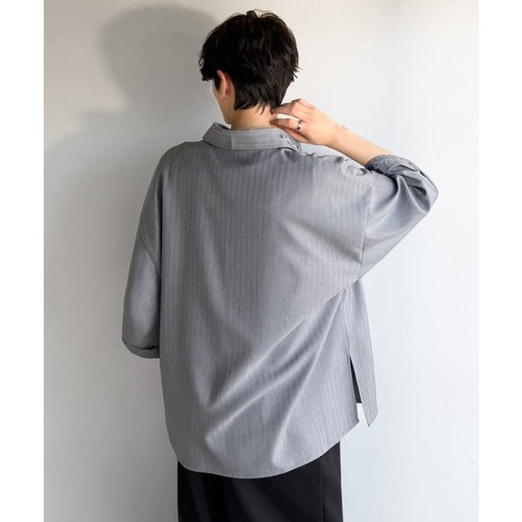 「日常に溶け込む、魅せる服。」刺繍使いシャツジャケット Embroidery D… | Classical Elf Men | 詳細画像23 