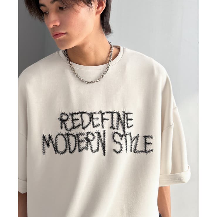 刺繍もシルエットもまるで3Dな主役級アイテム！立体刺繍ドレープダンボールTシャツ… | Classical Elf Men | 詳細画像13 