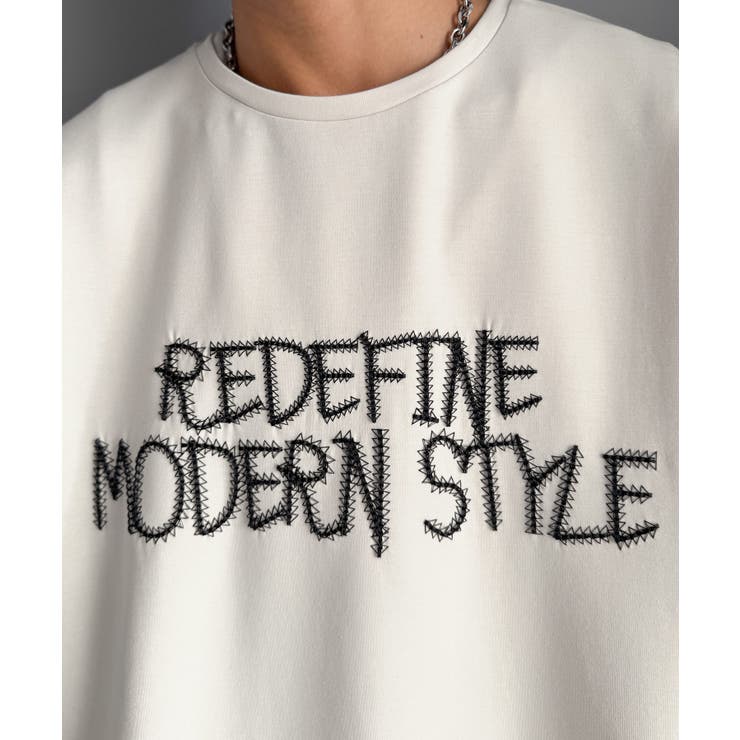 刺繍もシルエットもまるで3Dな主役級アイテム！立体刺繍ドレープダンボールTシャツ… | Classical Elf Men | 詳細画像28 