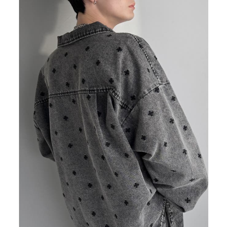 「シンプル以上、主張しすぎない存在感。」総柄刺繍デニムシャツジャケット All … | Classical Elf Men | 詳細画像11 