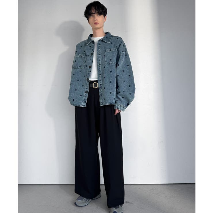 「シンプル以上、主張しすぎない存在感。」総柄刺繍デニムシャツジャケット All … | Classical Elf Men | 詳細画像20 