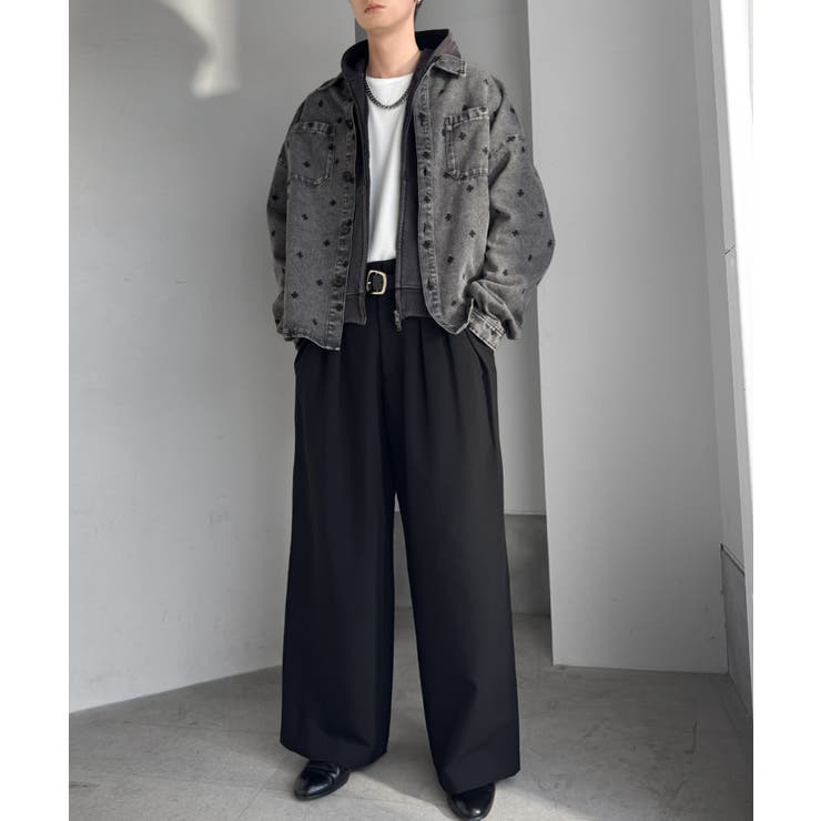 「シンプル以上、主張しすぎない存在感。」総柄刺繍デニムシャツジャケット All … | Classical Elf Men | 詳細画像6 