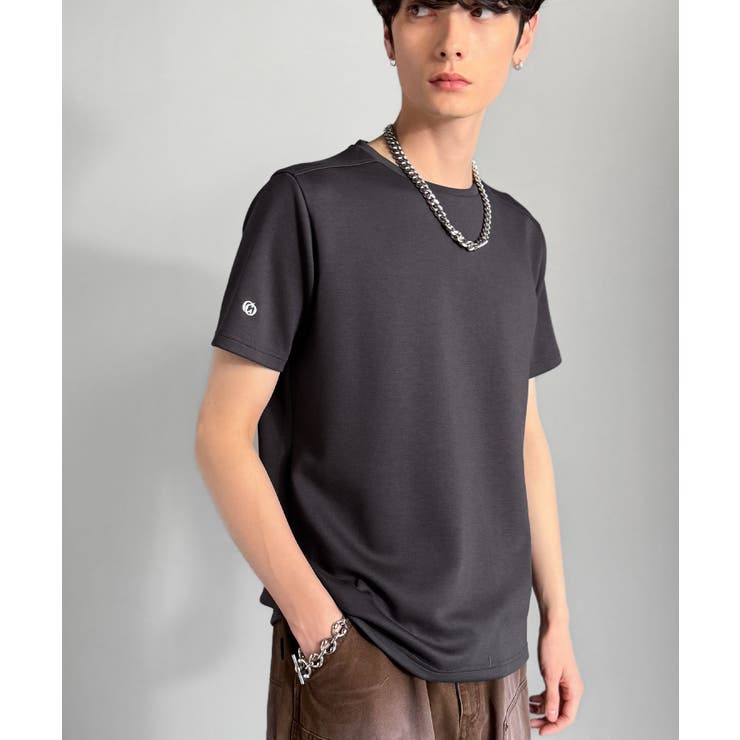 【接触冷感機能付き】肩切り替え袖刺繍ショート丈ダンボール素材Tシャツ Shoul… | Classical Elf Men | 詳細画像34 