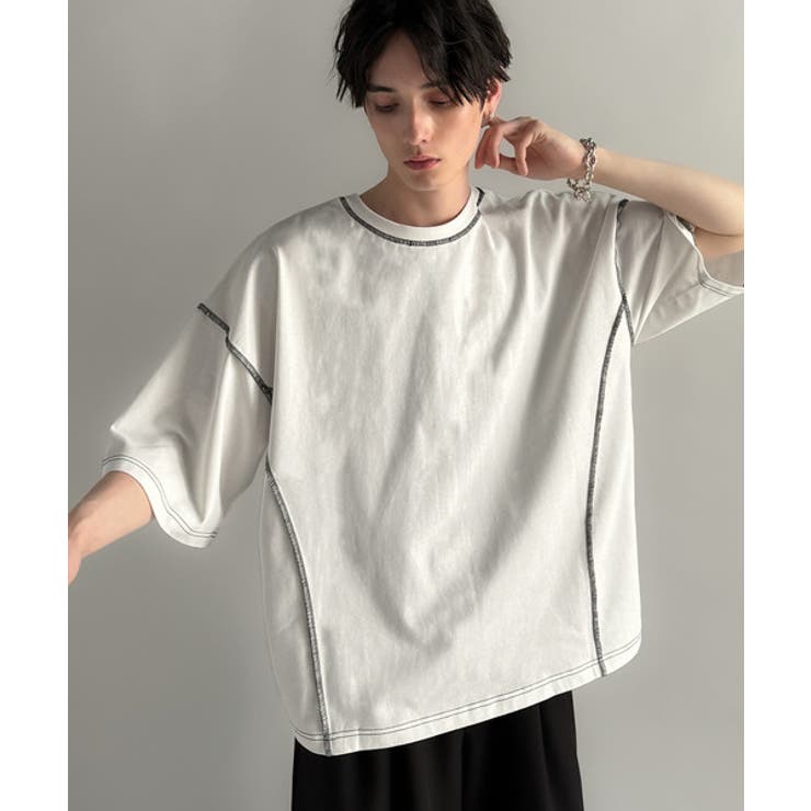 「1枚でも羽織でも。」インサイドアウト仕様2wayダブルジップTシャツ | Classical Elf Men | 詳細画像9 