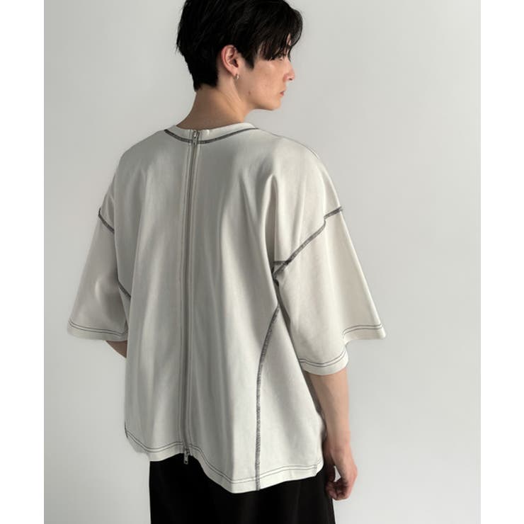 「1枚でも羽織でも。」インサイドアウト仕様2wayダブルジップTシャツ | Classical Elf Men | 詳細画像12 