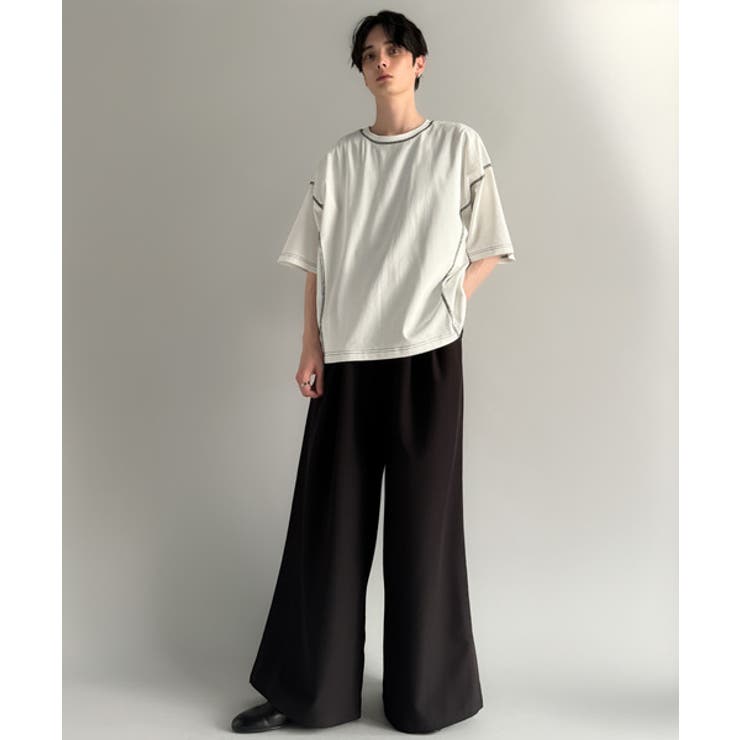 「1枚でも羽織でも。」インサイドアウト仕様2wayダブルジップTシャツ | Classical Elf Men | 詳細画像13 