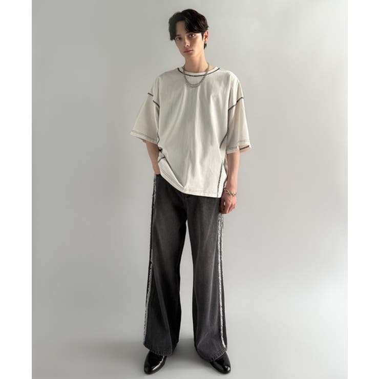 「1枚でも羽織でも。」インサイドアウト仕様2wayダブルジップTシャツ | Classical Elf Men | 詳細画像17 