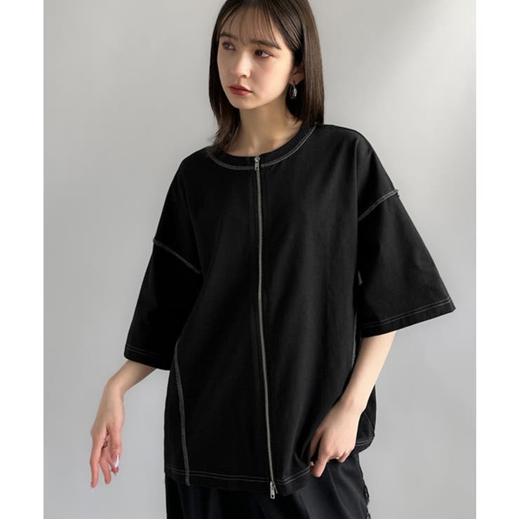 「1枚でも羽織でも。」インサイドアウト仕様2wayダブルジップTシャツ | Classical Elf Men | 詳細画像18 