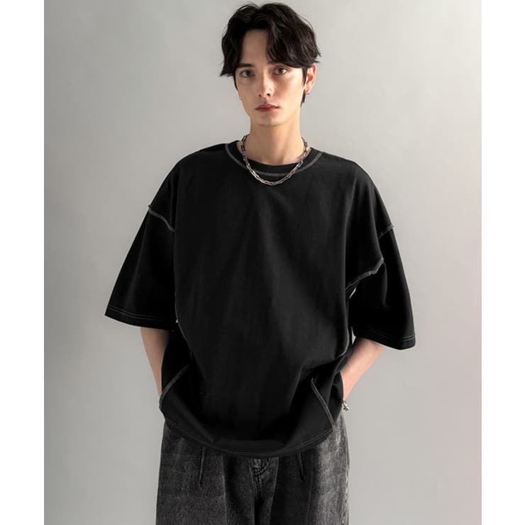 「1枚でも羽織でも。」インサイドアウト仕様2wayダブルジップTシャツ | Classical Elf Men | 詳細画像25 