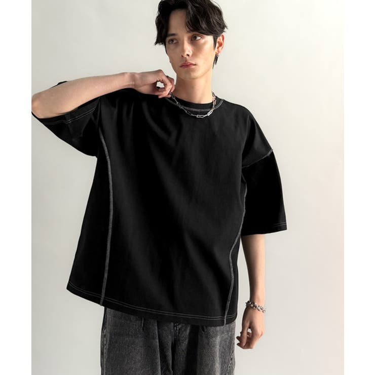 「1枚でも羽織でも。」インサイドアウト仕様2wayダブルジップTシャツ | Classical Elf Men | 詳細画像26 