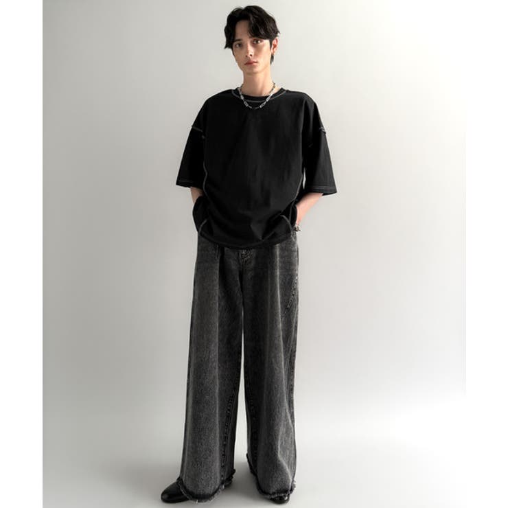 「1枚でも羽織でも。」インサイドアウト仕様2wayダブルジップTシャツ | Classical Elf Men | 詳細画像29 