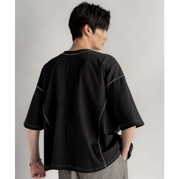 「1枚でも羽織でも。」インサイドアウト仕様2wayダブルジップTシャツ | Classical Elf Men | 詳細画像32 