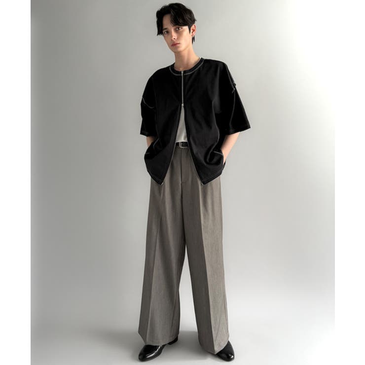 「1枚でも羽織でも。」インサイドアウト仕様2wayダブルジップTシャツ | Classical Elf Men | 詳細画像33 