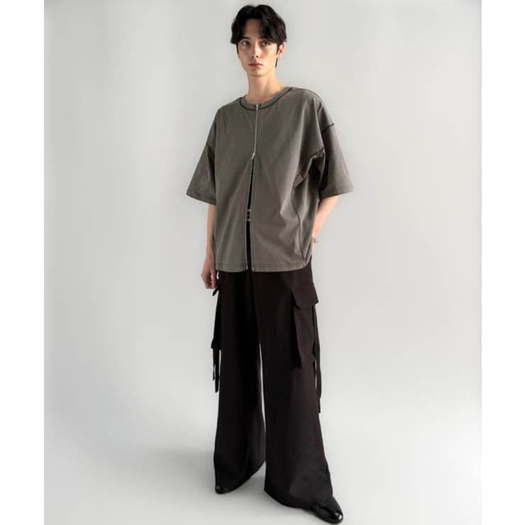 「1枚でも羽織でも。」インサイドアウト仕様2wayダブルジップTシャツ | Classical Elf Men | 詳細画像41 