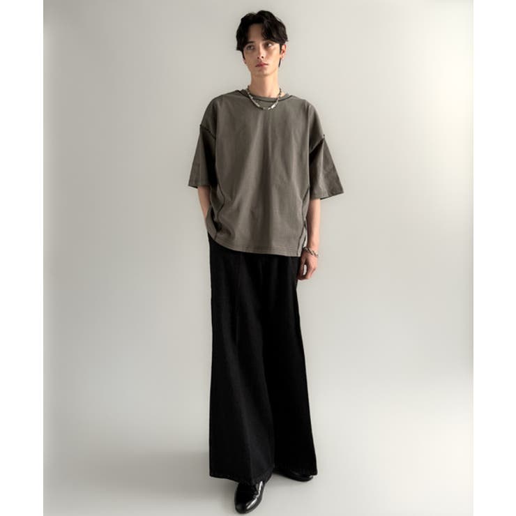 「1枚でも羽織でも。」インサイドアウト仕様2wayダブルジップTシャツ | Classical Elf Men | 詳細画像47 