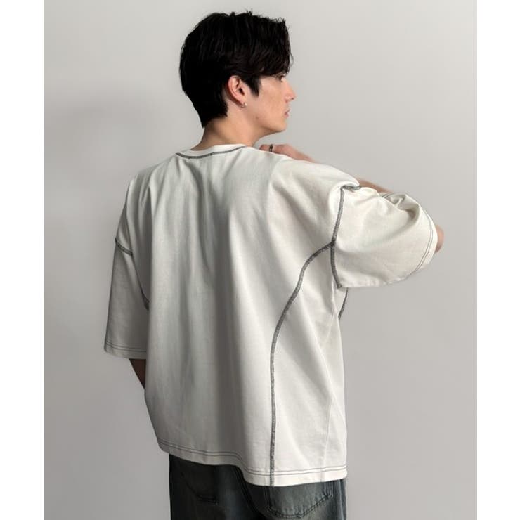 「1枚でも羽織でも。」インサイドアウト仕様2wayダブルジップTシャツ | Classical Elf Men | 詳細画像4 