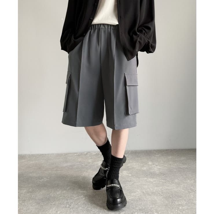 「整う、ラフ感。」カーゴポケット ルーズシルエット ハーフスラックス | Classical Elf Men | 詳細画像18 