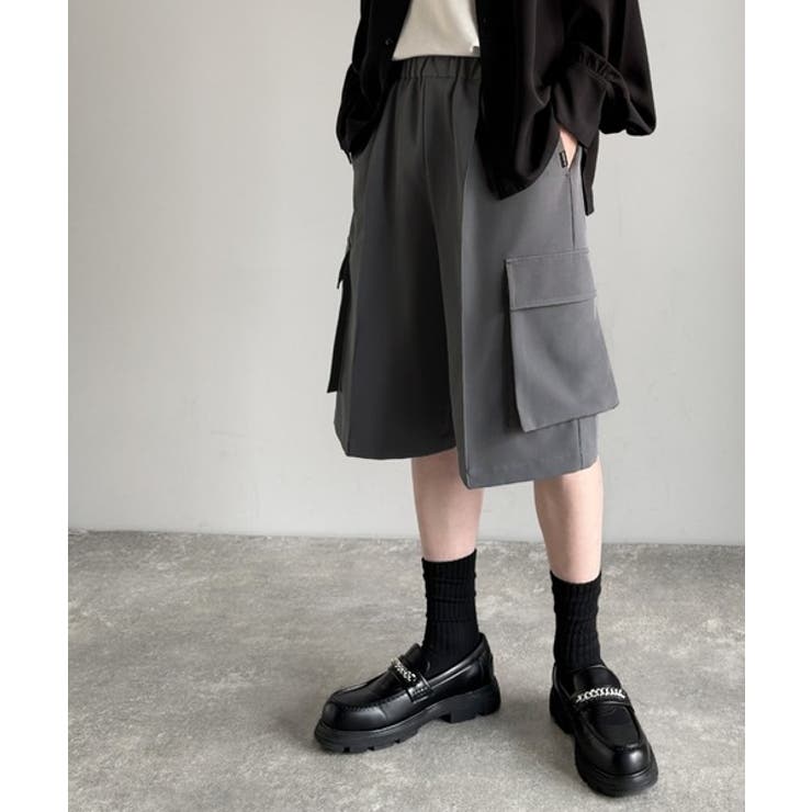「整う、ラフ感。」カーゴポケット ルーズシルエット ハーフスラックス | Classical Elf Men | 詳細画像19 