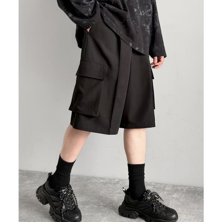 「整う、ラフ感。」カーゴポケット ルーズシルエット ハーフスラックス | Classical Elf Men | 詳細画像2 