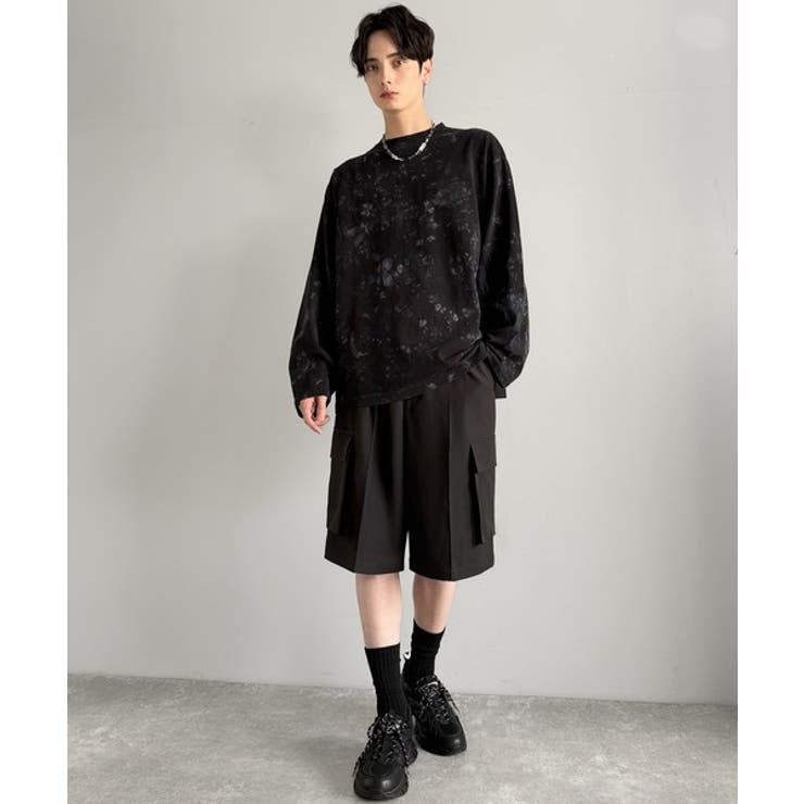 「整う、ラフ感。」カーゴポケット ルーズシルエット ハーフスラックス | Classical Elf Men | 詳細画像3 