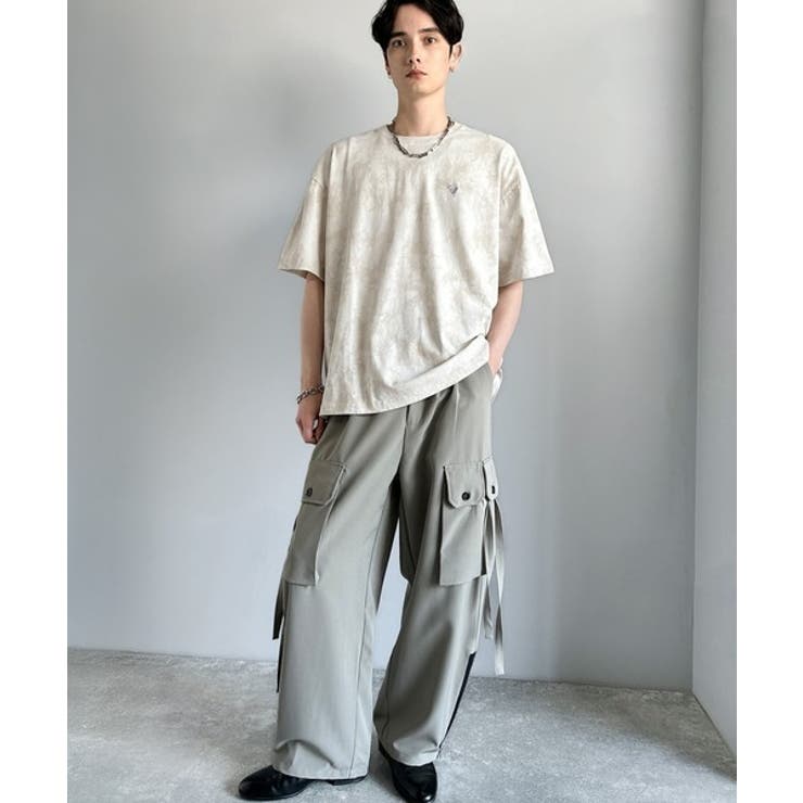 「視線を独り占め。」タイダイ染め刺繍入りオーバーサイズTシャツ Tie Dye | Classical Elf Men | 詳細画像7 