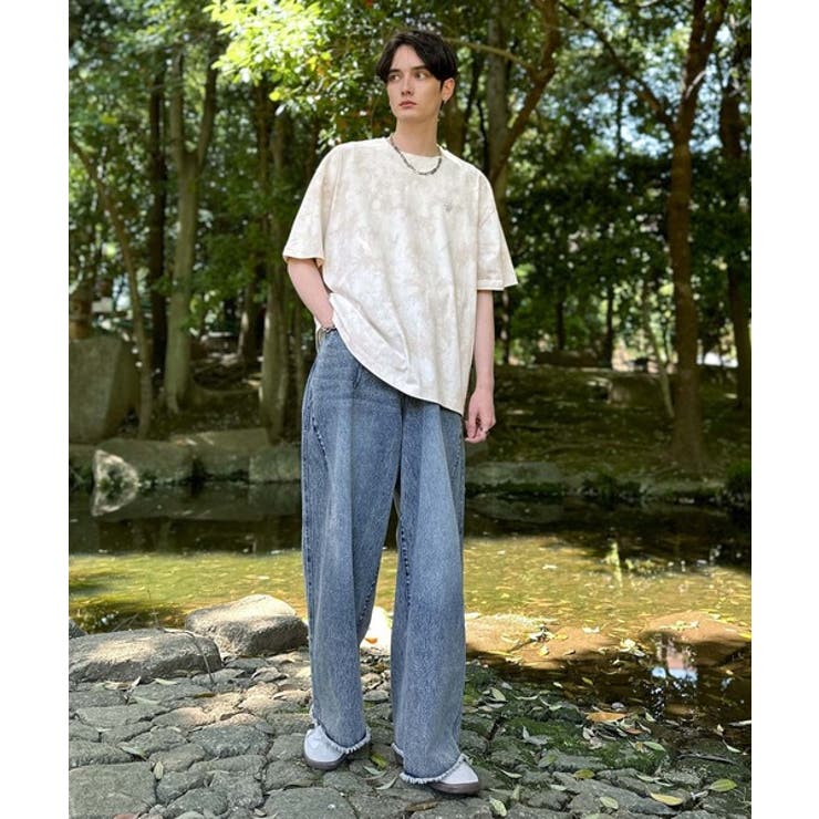 「視線を独り占め。」タイダイ染め刺繍入りオーバーサイズTシャツ Tie Dye | Classical Elf Men | 詳細画像11 