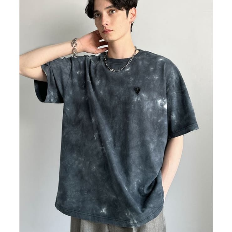 「視線を独り占め。」タイダイ染め刺繍入りオーバーサイズTシャツ Tie Dye | Classical Elf Men | 詳細画像14 
